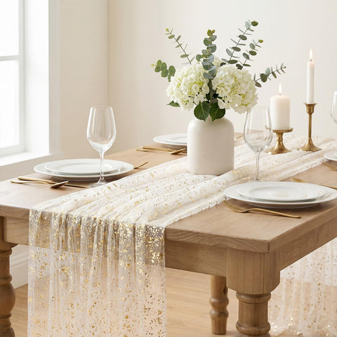 Artoid Mode, brillo metálico dorado que añade brillo a la mesa.