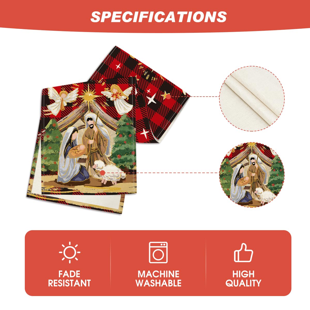 Artoid Mode Buffalo Plaid Kogiya, protege la mesa caliente de ollas y derrames.