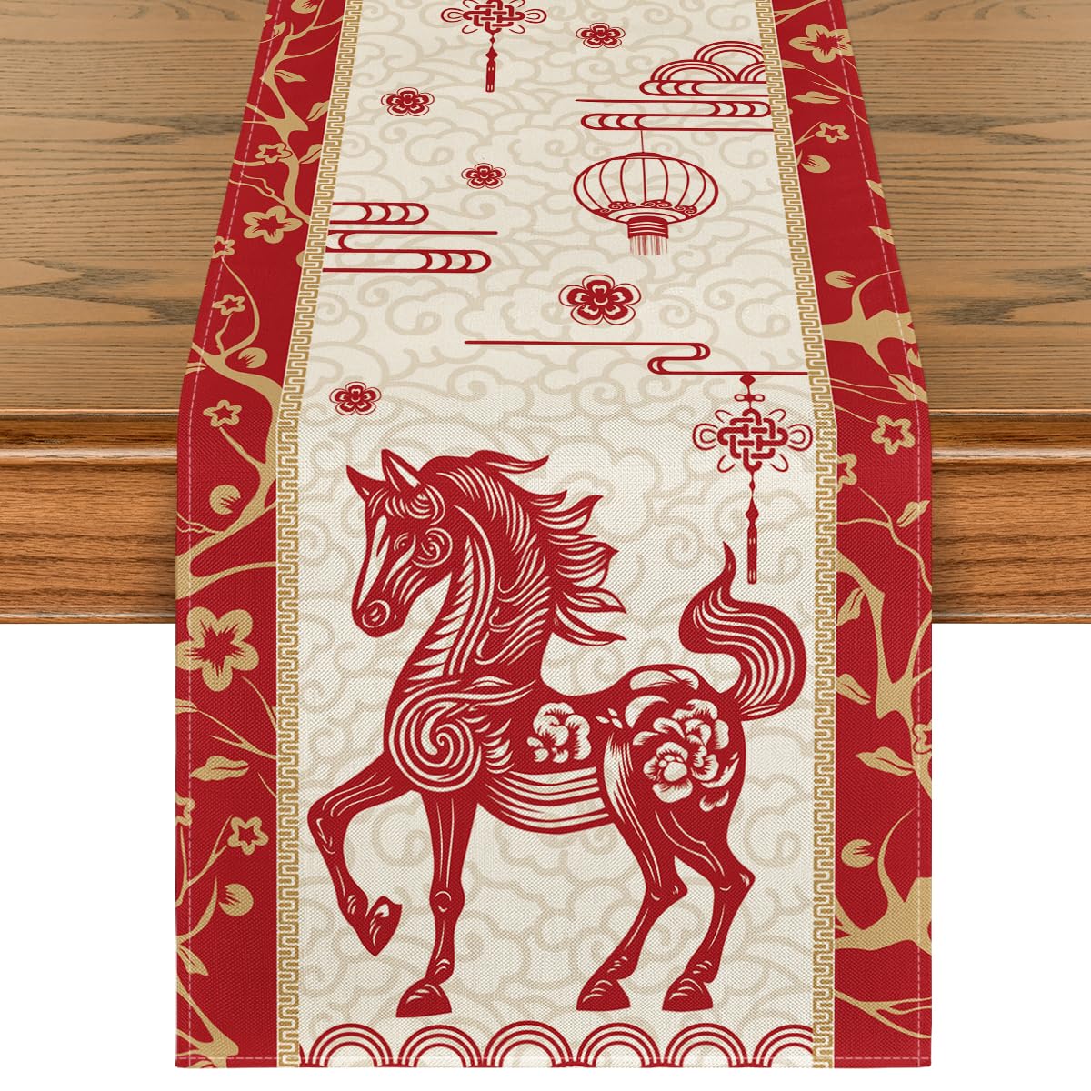 Artoid Mode: caballo zodiaco chino, centro de mesa festivo.