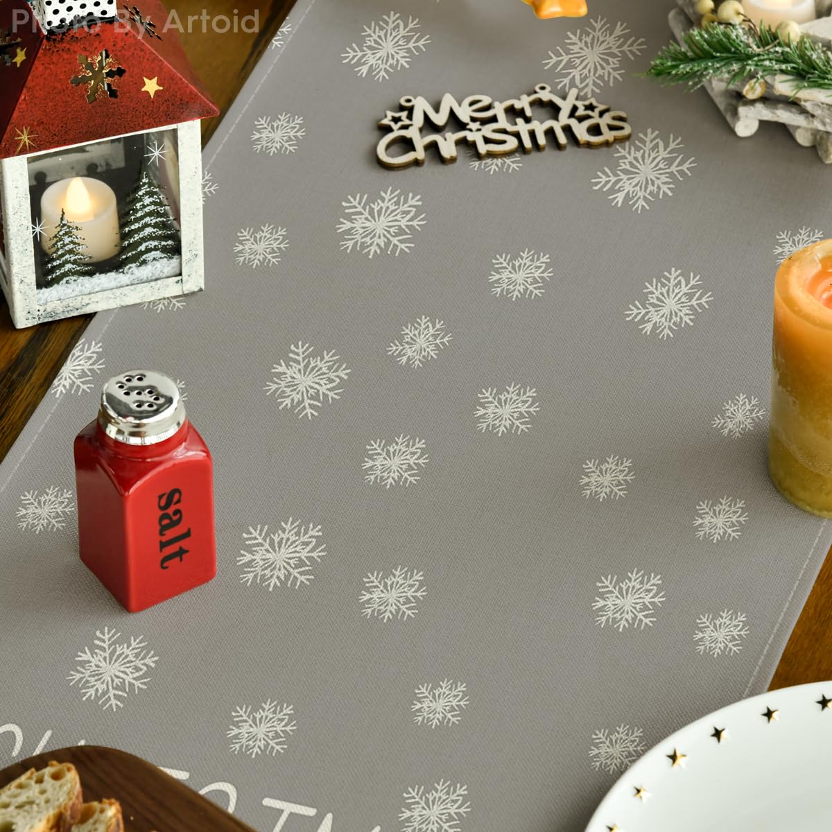 Artoid Mode camino de mesa detalle suave de poliéster