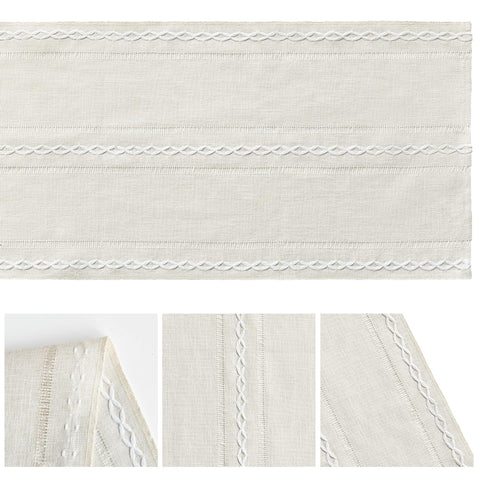 Artoid Mode cinta mesa beige rústico ideal para mesas de 4-6 comensales.