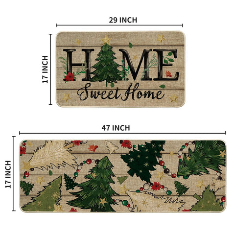 Conjunto de dos alfombras Artoid Mode para cocina, versatilidad en casa
