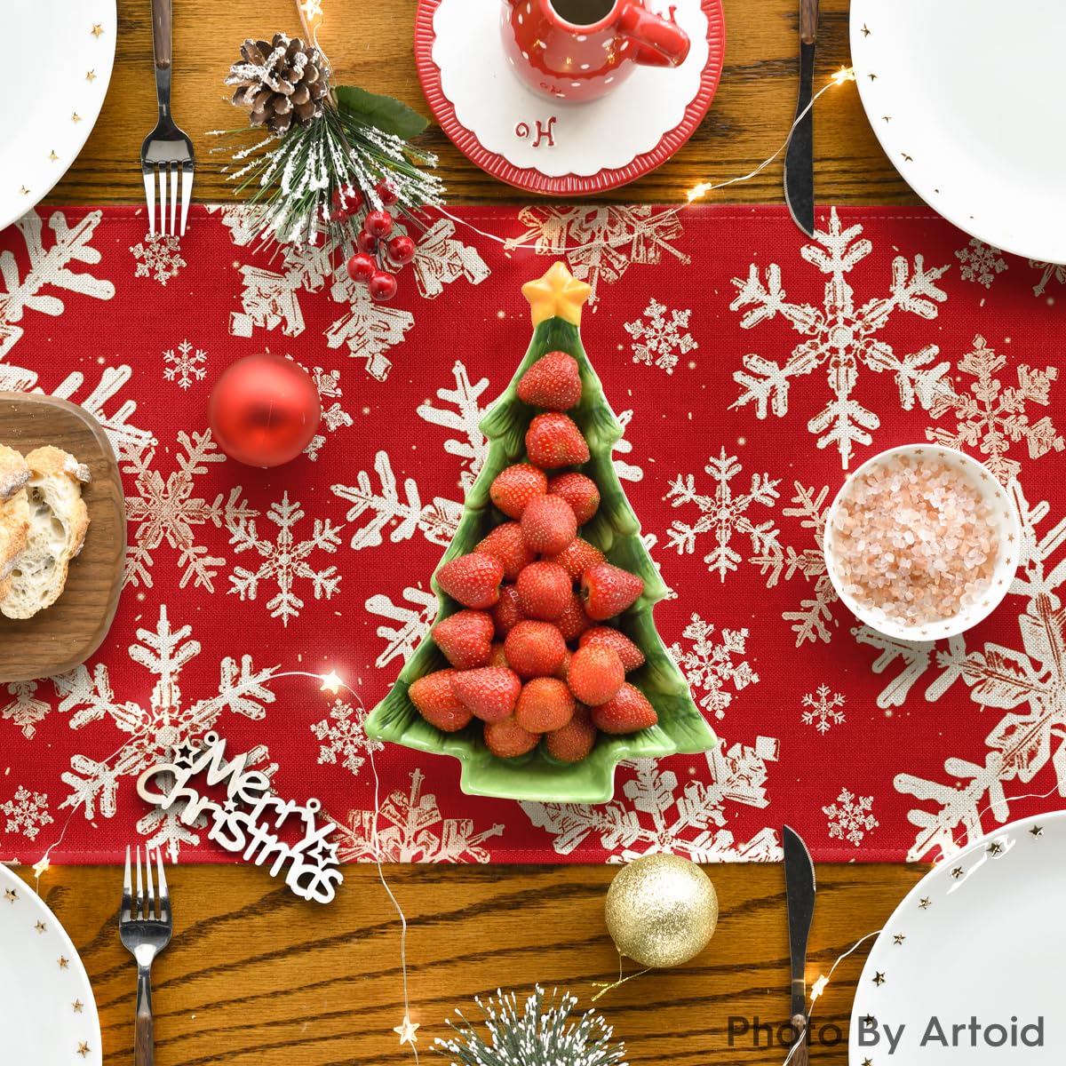 Artoid Mode Corredor de mesa, uso diario, perfecto para comidas familiares.