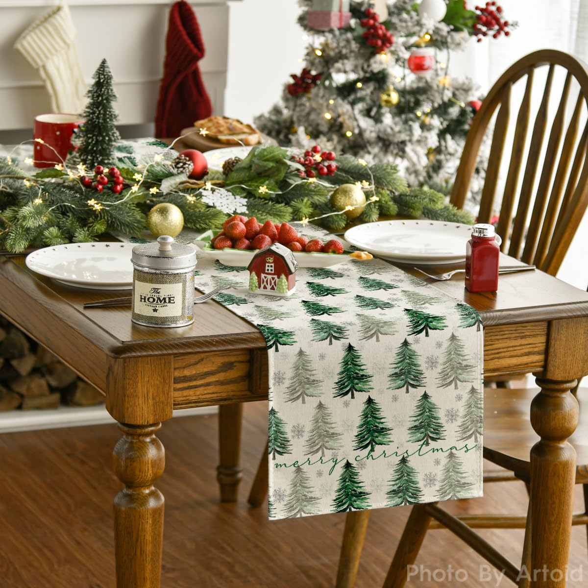 Artoid Mode mantel corredor 13x36 pulgadas para comidas diarias con estilo.