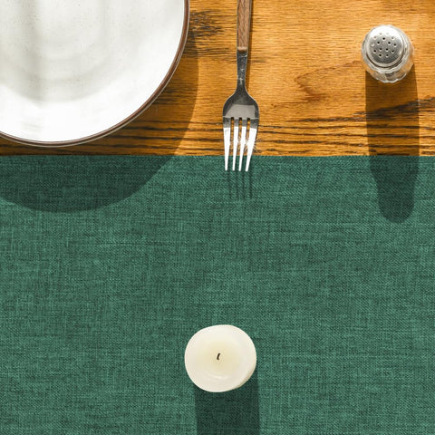 Artoid Mode cubre-mesa verde bosque, diseño vibrante para decorar la mesa.