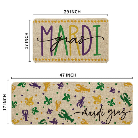 Decoracion del hogar Artoid Mode Iris Mardi Gras para renovar cocinas.