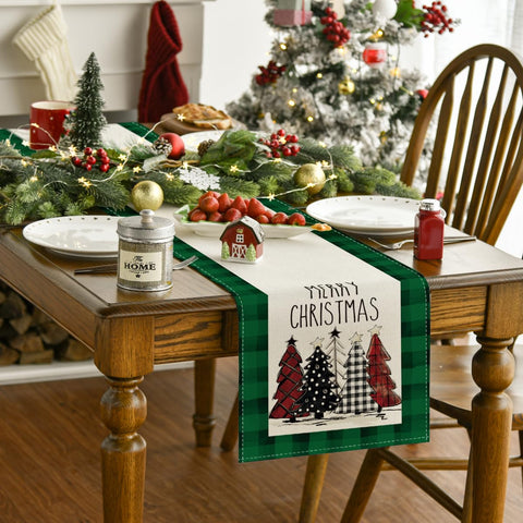 Artoid Mode detalle arbol navidad acuarela para mesa decorativa
