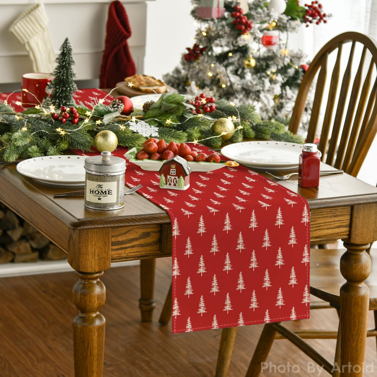 Artoid Mode diseño vibrante para decorar la mesa con estilo navideño