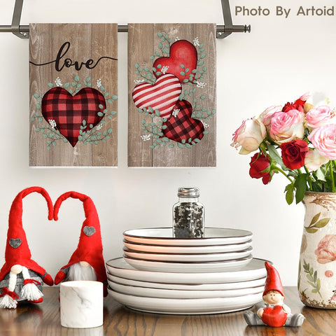 Toallas Artoid Mode con diseño de amor para uso diario y decoración