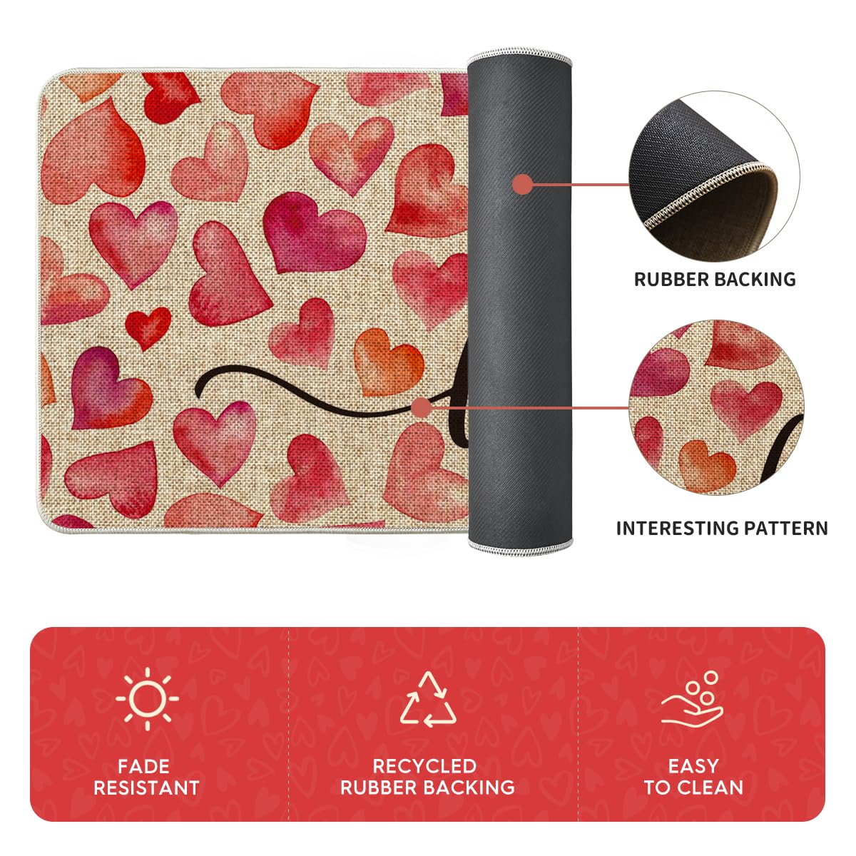 Diseño con corazones de Artoid Mode para decorar.