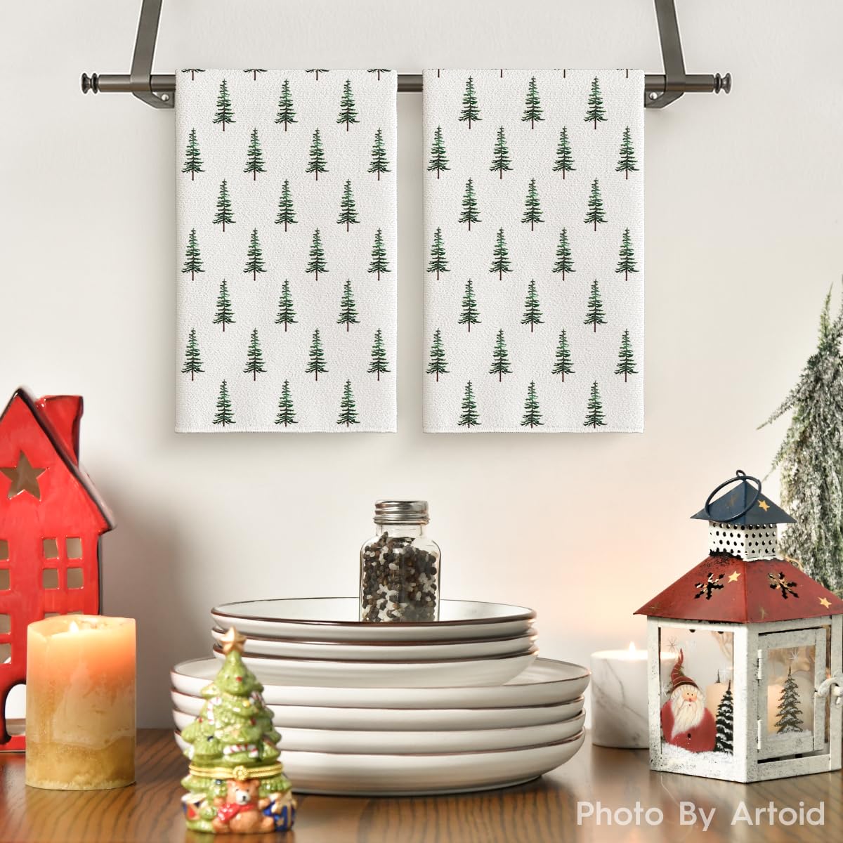 Diseño navideño adorable de Artoid Mode para la cocina.