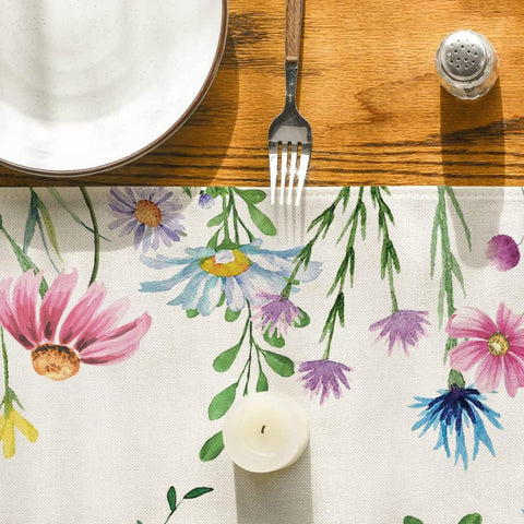 Artoid Mode escena de cena hogareña con decoración floral.