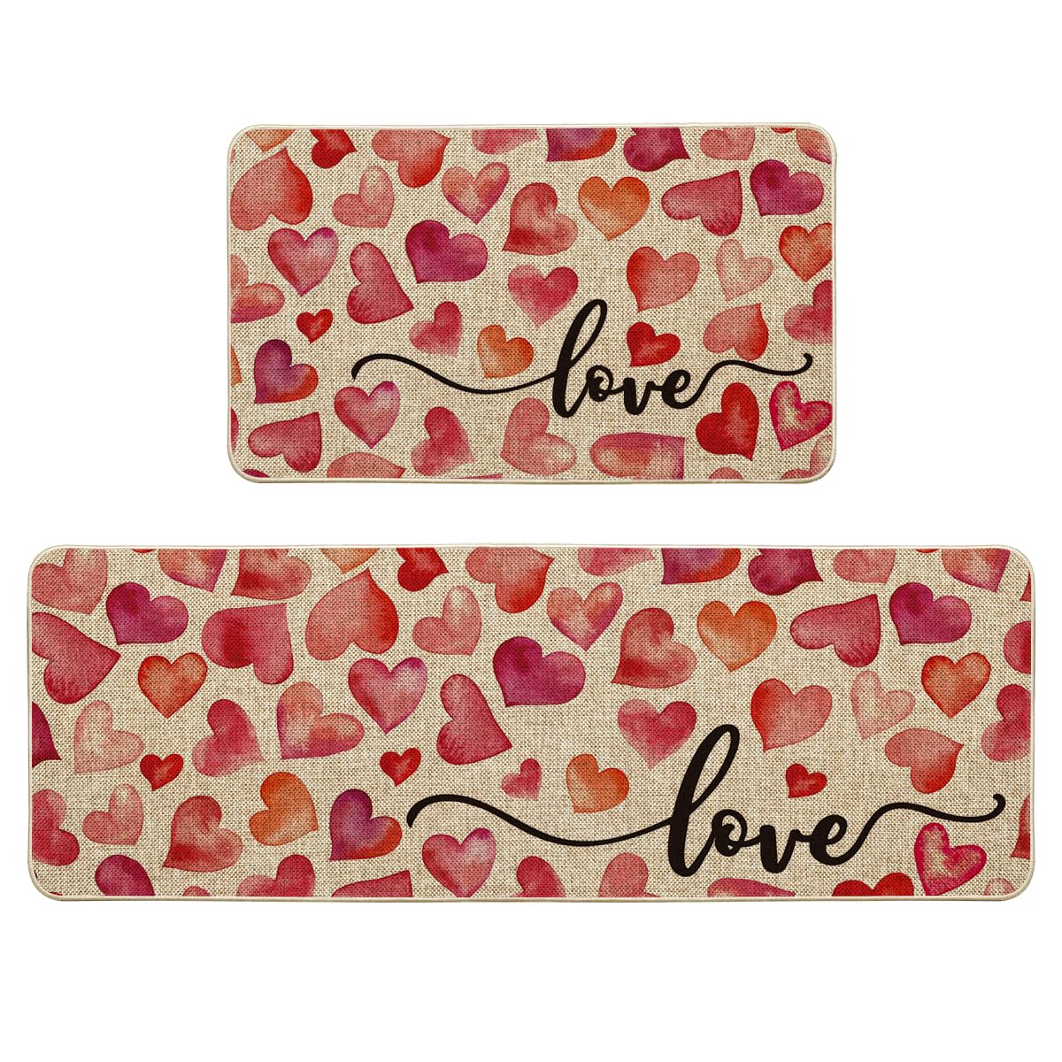 Estera Artoid Mode con corazon amor para cocina, protege suelos.