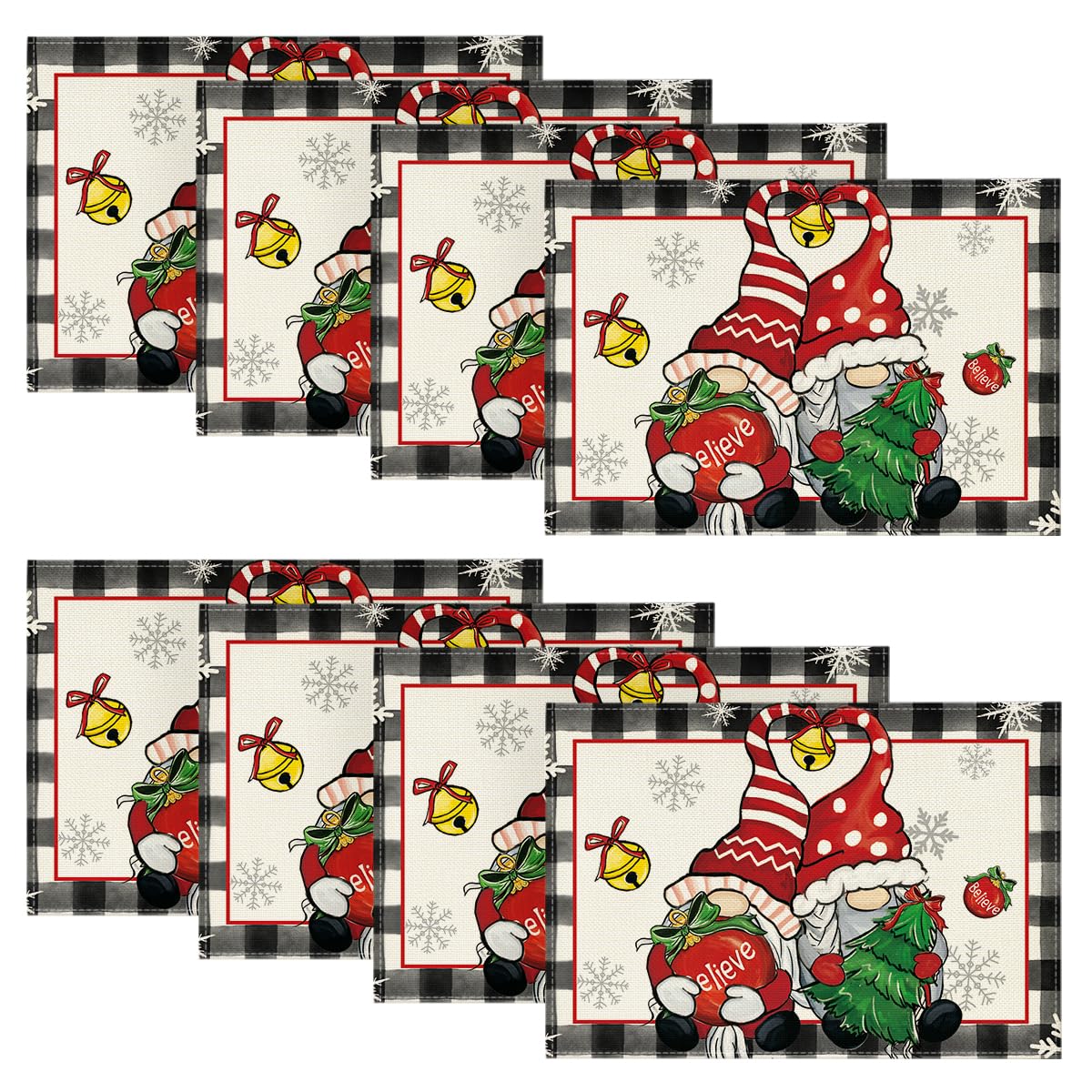Manteles Artoid Mode con gnomos Navidad para vestir la mesa de fiestas