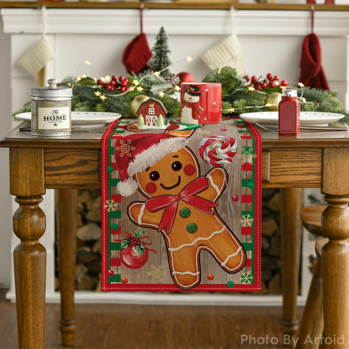 Artoid Mode complemento decorativo perfecto para reuniones navideñas y cenas familiares.