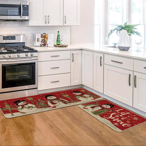 Juego de dos tapetes Artoid Mode, 17x29 y 17x47, útiles para cocinas grandes o pequeñas.