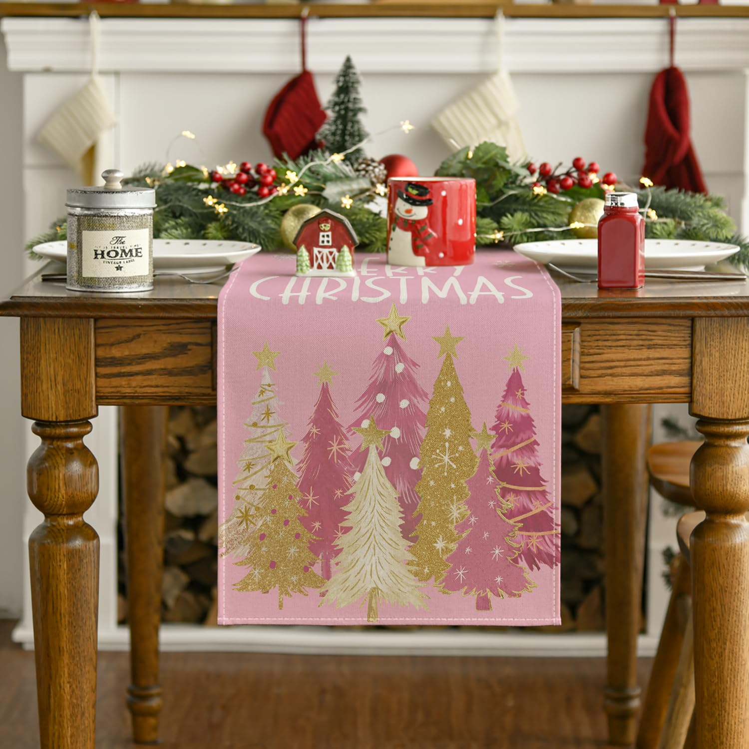 Decoración para el hogar con mantel de Navidad Artoid Mode.