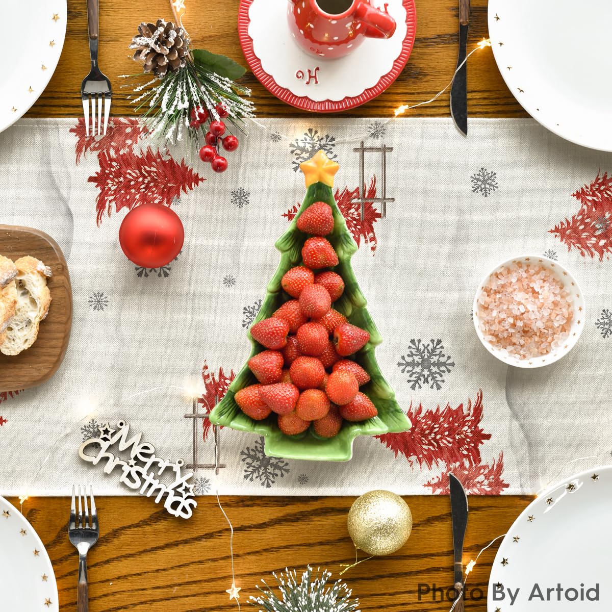 Artoid Mode mantel tacto suave para mesa de comedor