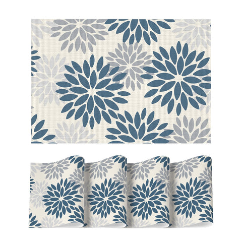 Artoid Mode manteles individuales florales: diseño floral vibrante para mesa decorativa