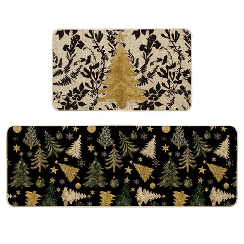Artoid Mode ornamento árbol navidad dorado para cocina, decorativo