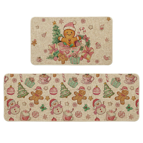 Artoid Mode ornamento hombre jengibre, decoración festiva para mesa o árbol.