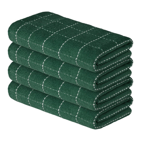 Artoid Mode paños de cocina con diseño a cuadros verde, 15x25, secado eficiente.