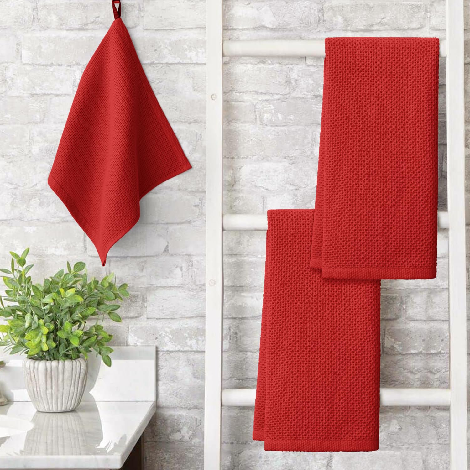 Paño Artoid Mode con diseño de panales, tacto suave y duradero para la cocina.