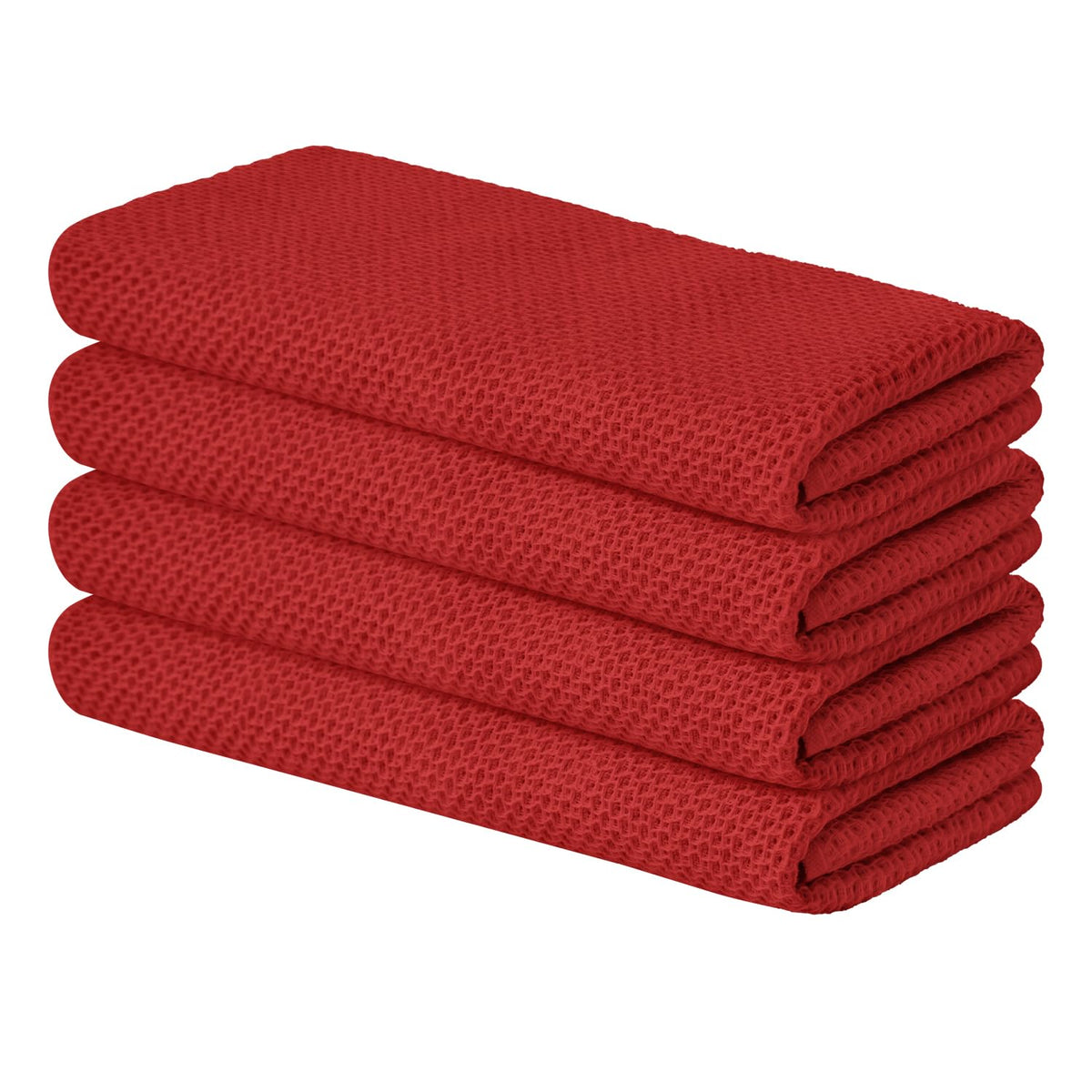 Paño Artoid Mode de algodón rojo oscuro, absorbente para secar platos.
