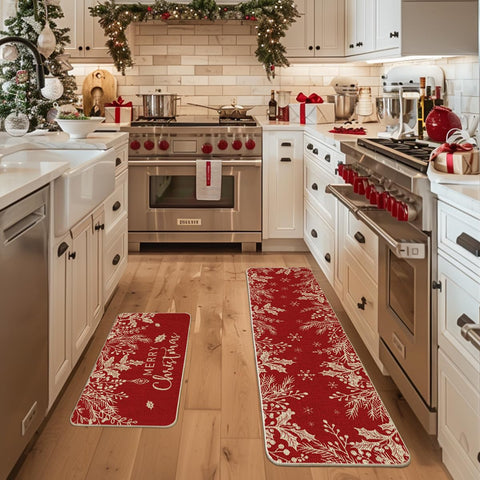 Artoid Mode; ramas acebo pino navidad, diseño elegante para la cocina y suelos protegidos.