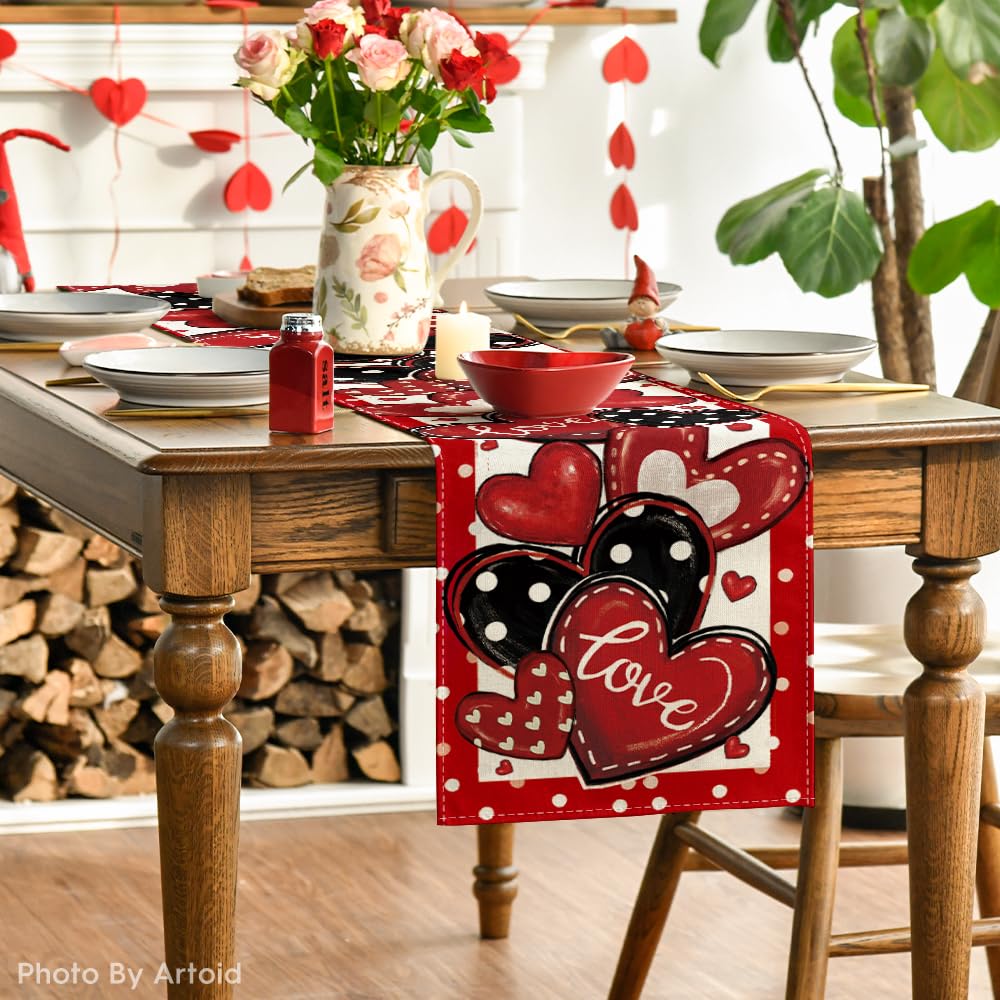 Artoid Mode mantel corredor para mesa, conjunto de comedor listo para cena especial