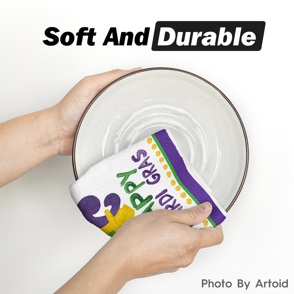 Conjunto de 4 paños Artoid Mode, prácticos para múltiples tareas en la cocina.