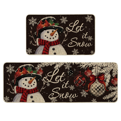 Alfombra Artoid Mode nieve negra para cocina, ideal para decorar y proteger el suelo.