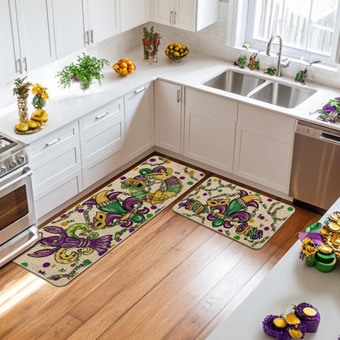 Artoid Mode beige langosta iris 17x47; aporta color y protege el suelo en la cocina.