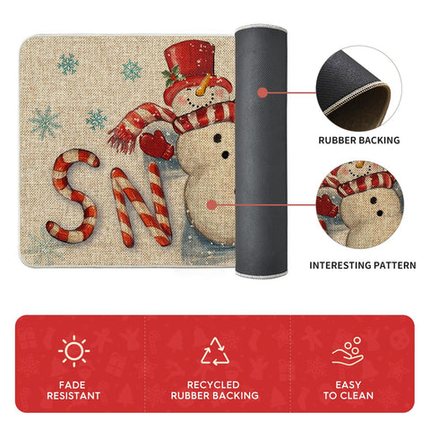 Artoid Mode tapete decorativo navideño para cocina y comedor