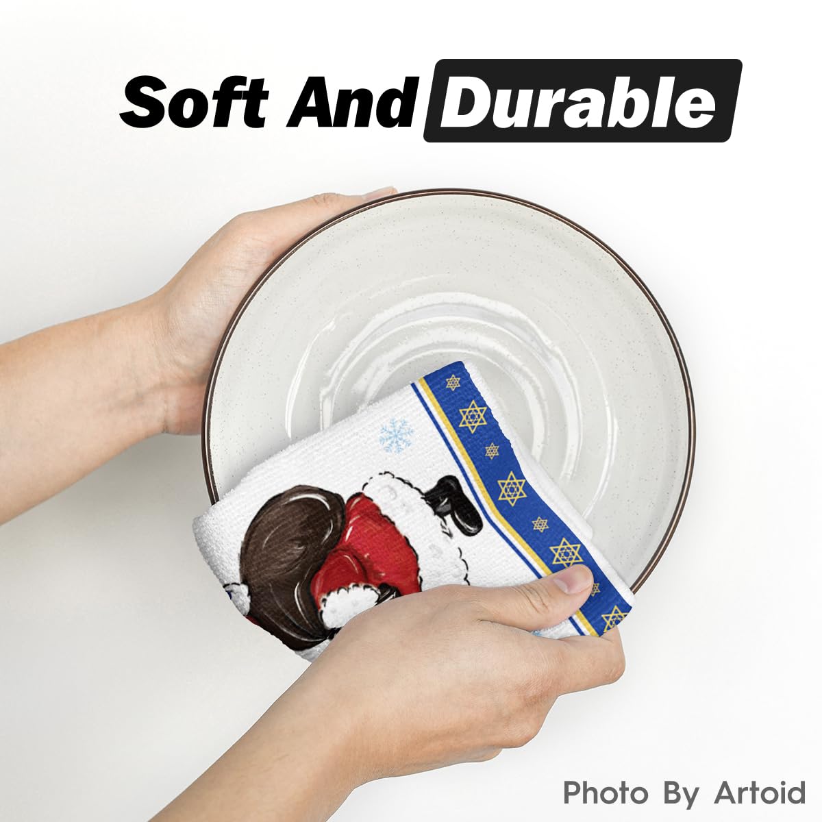 Toallas de cocina absorbentes Artoid Mode para secar utensilios rápido.