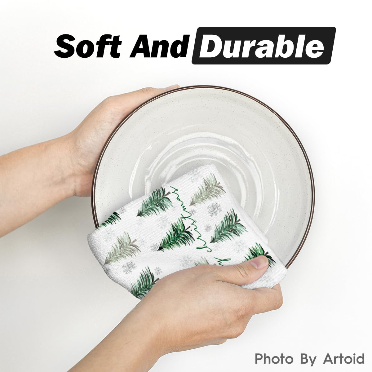 Toallas absorbentes Artoid Mode, rápidas para limpiar derrames y secar utensilios.