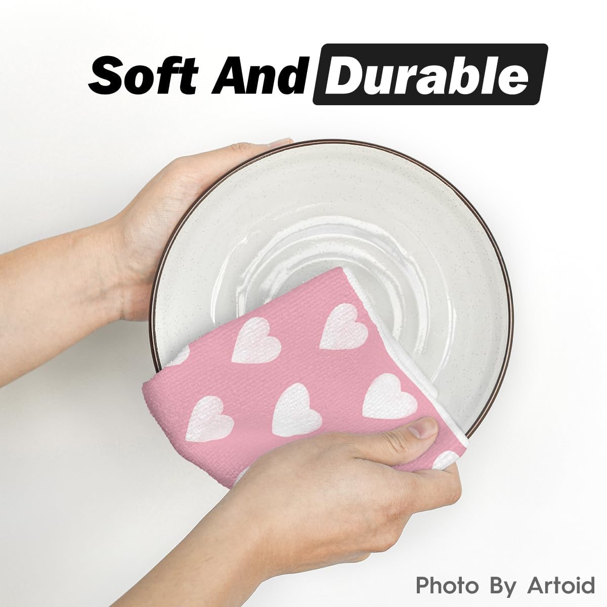 Artoid Mode toallas coloridas para decoración de cocina y limpieza suave