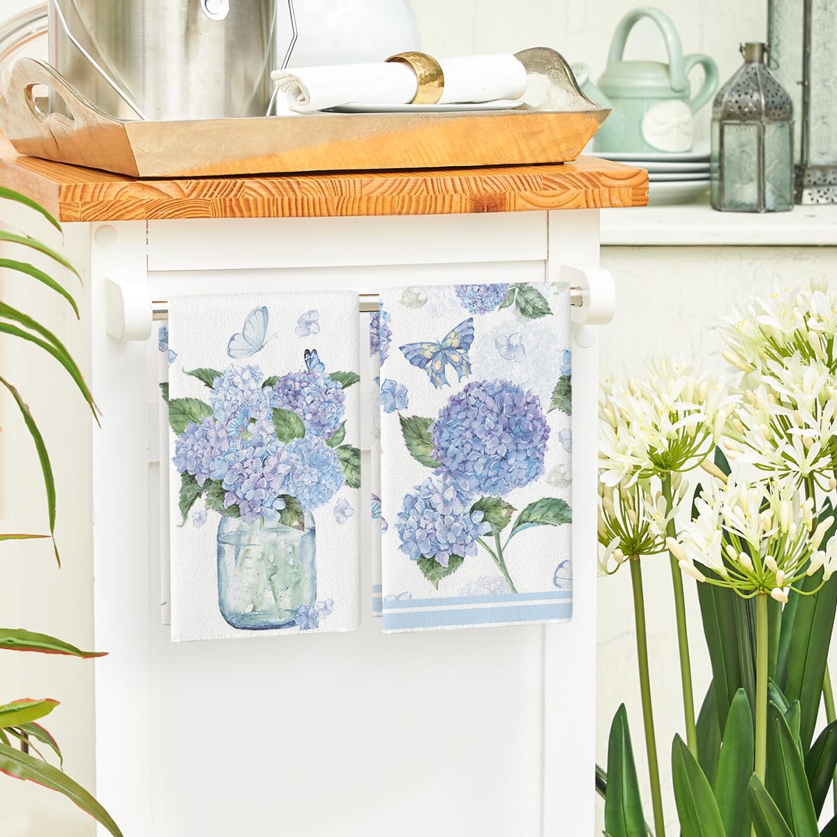Diseño Hortensia Mariposa en Artoid Mode, ideal para decoración estacional.
