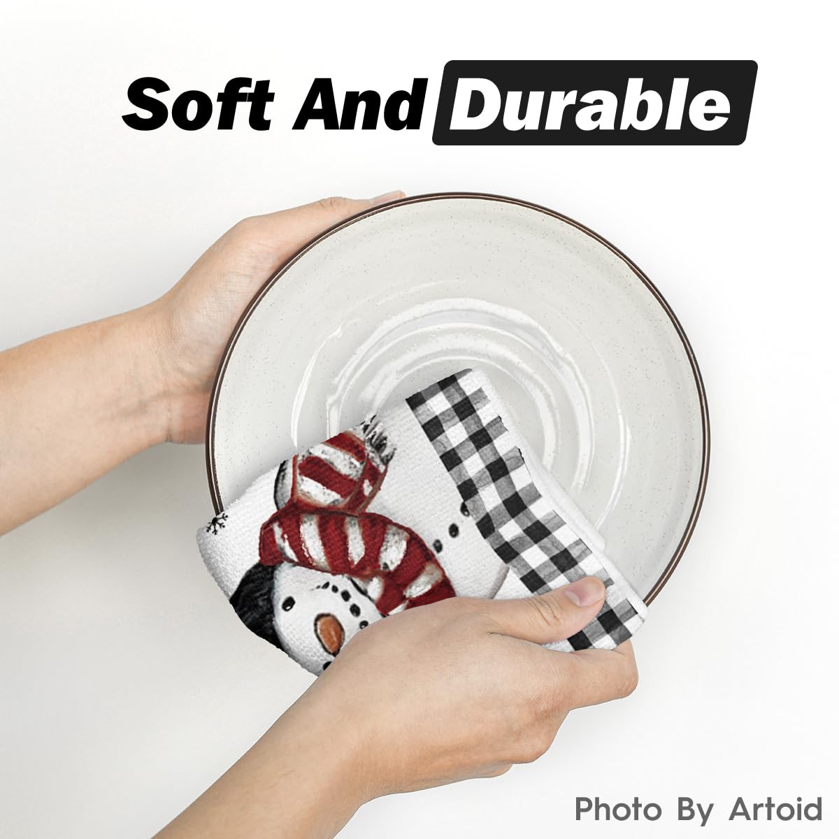 Toallas duraderas Artoid Mode, aptas para lavadora y secadora.