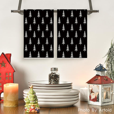 Toallas Artoid Mode para cocina con diseño navideño, secado suave y eficiente.
