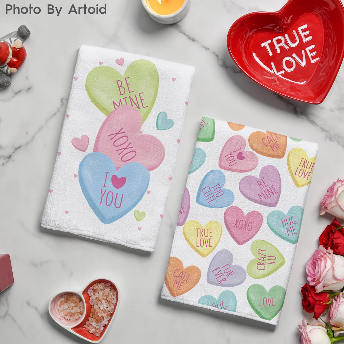 Set de dos toallas Artoid Mode, ideal para parejas y decoración temática