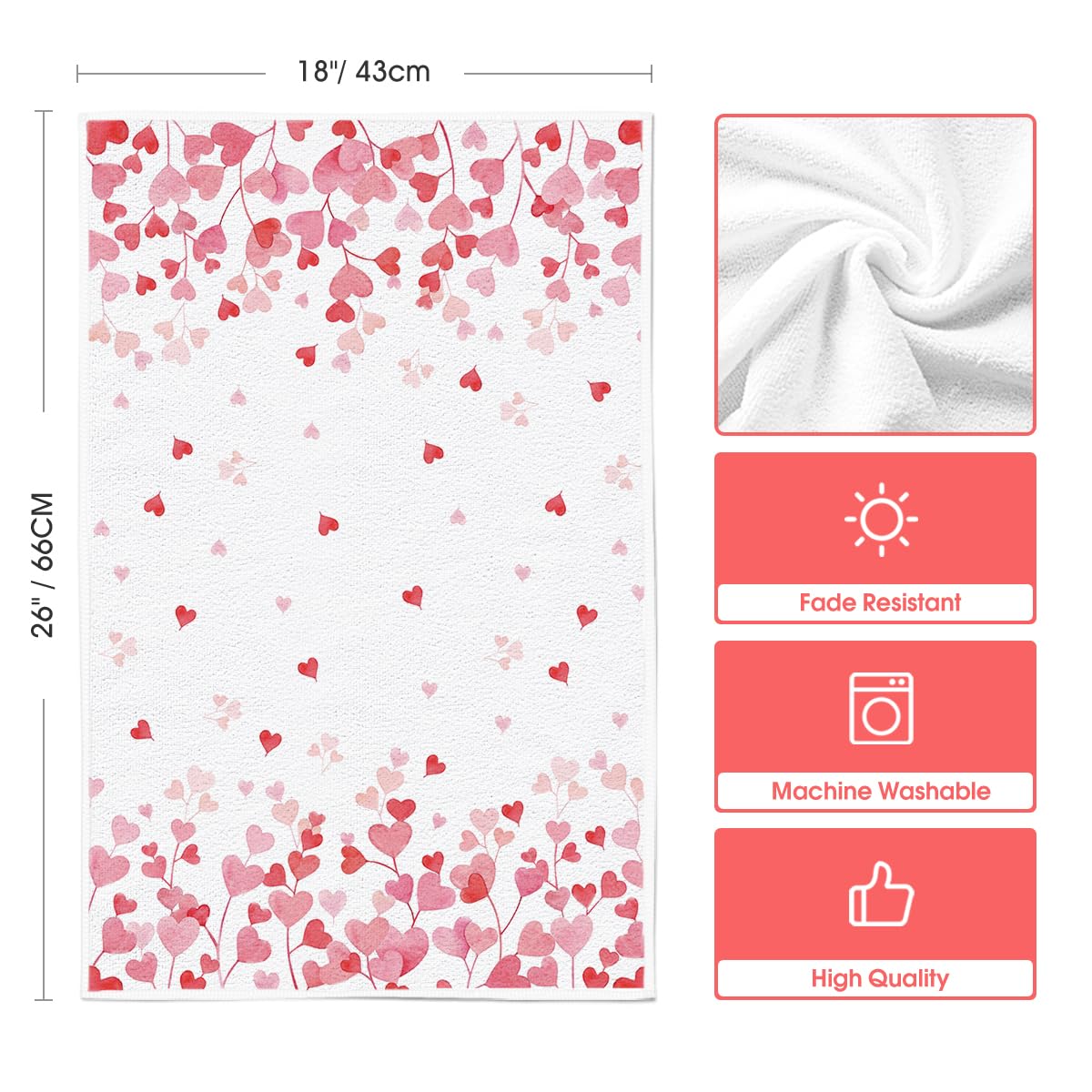 Artoid Mode, toallas de cocina, patrón rosa, útil para limpiar y decorar.