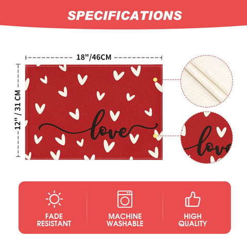 Artoid Mode corazones rojos, ideal para interiores y exteriores.