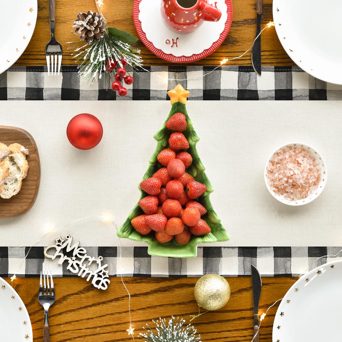 Artoid Mode Waterclor Buffalo Plaid diseño duradero para uso diario y eventos