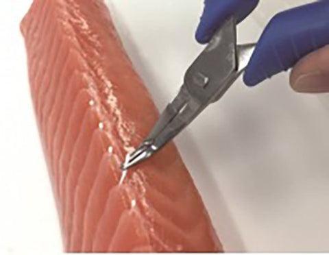 Diseño ergonómico de las tenazas Asahi Industry III para uso cómodo y preciso.