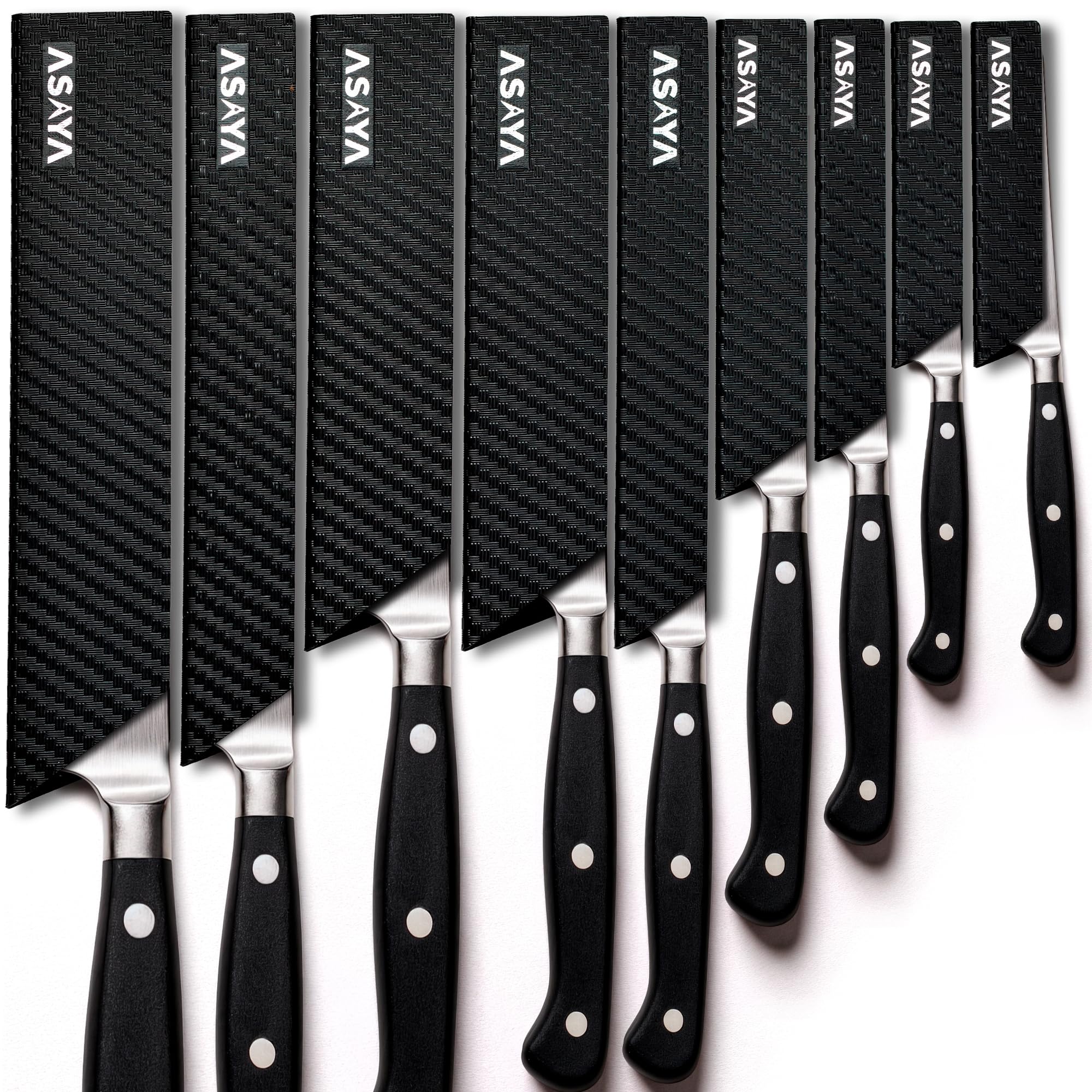 Asaya protecciones para hojas universal cuchillo, protege la hoja al almacenar.