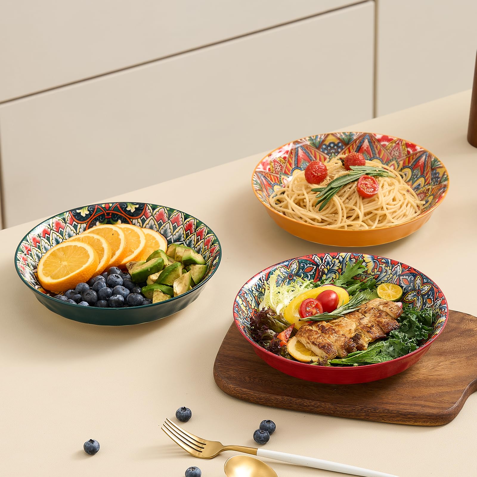 ASBEFORE cuencos para comidas en eventos especiales con estilo.