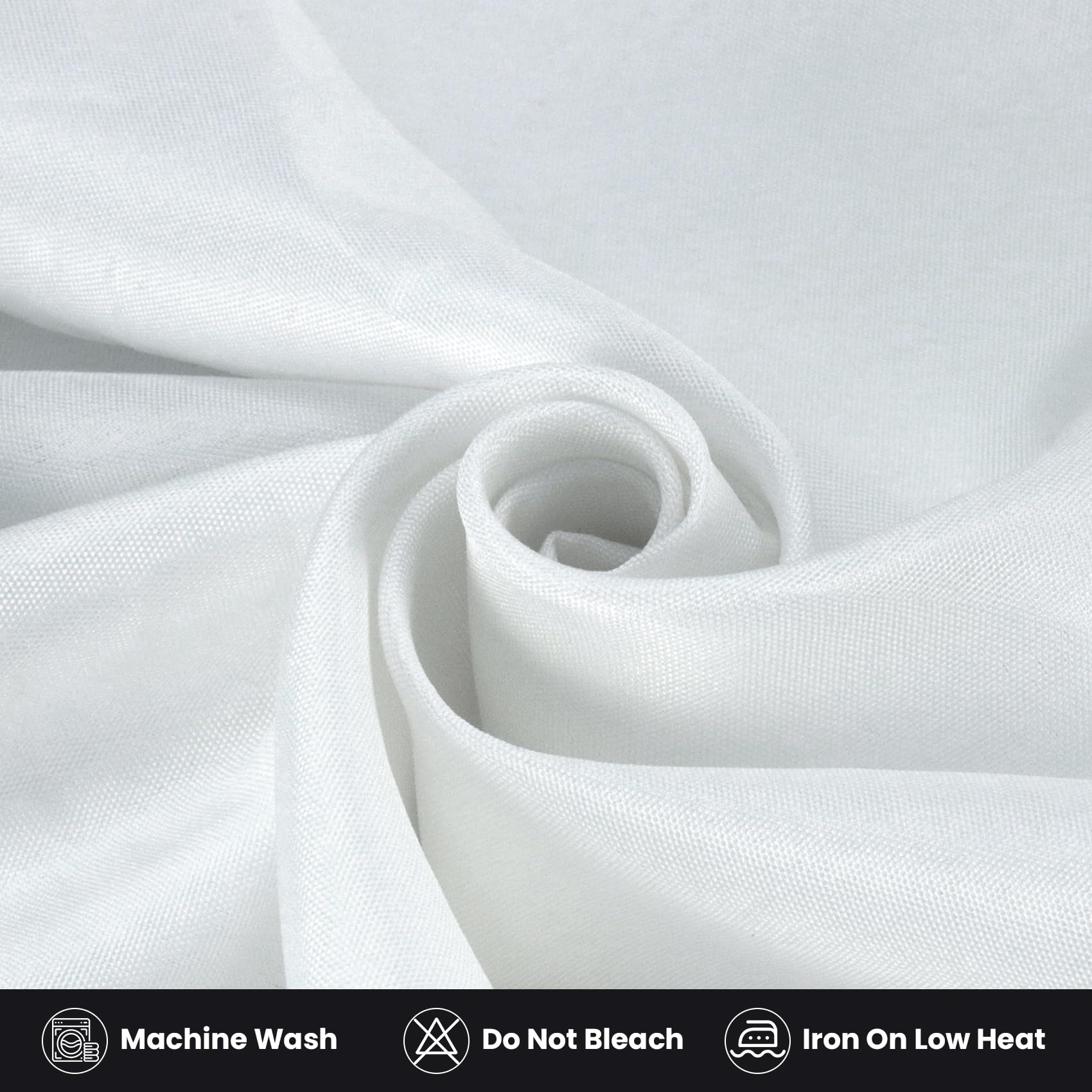 Ascoza mantel para bodas y eventos, blanco, aspecto limpio y profesional.