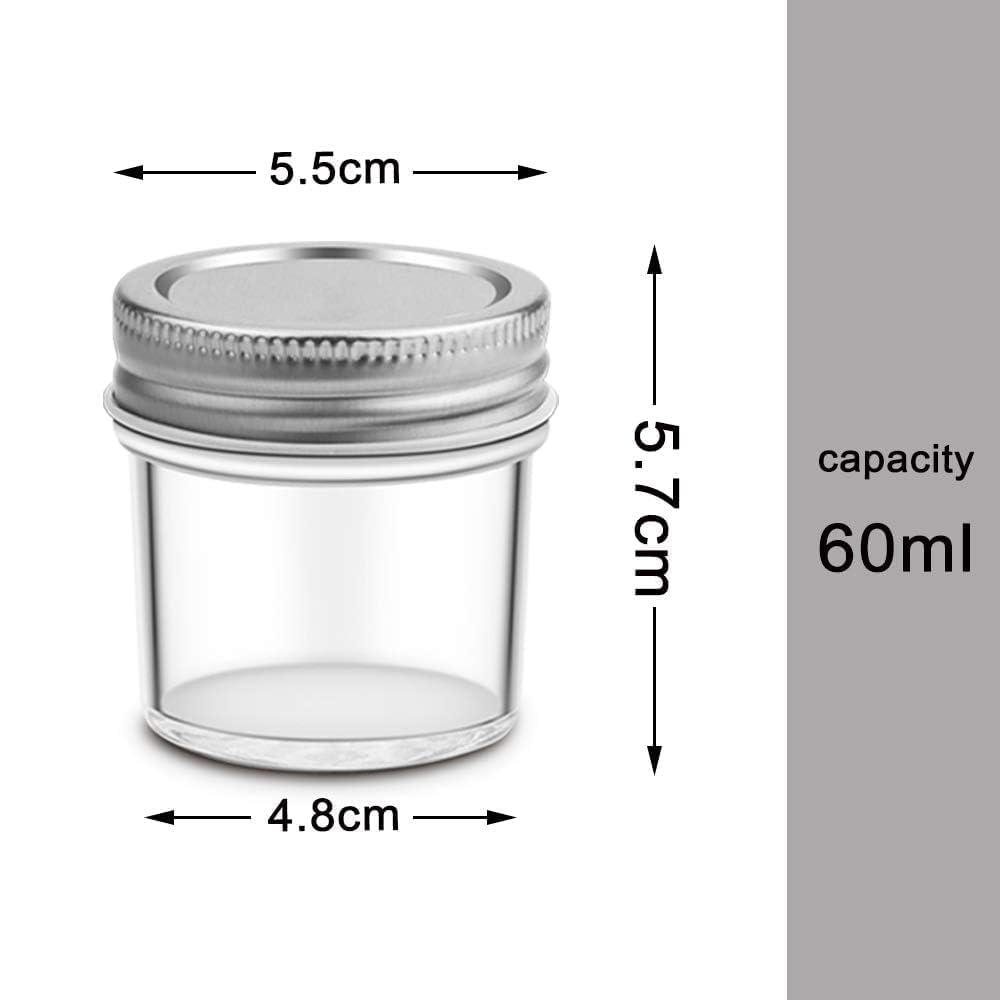ASDICOXB tarros mason retro 2 oz para bebidas y regalos.