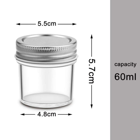 ASDICOXB tarros mason retro 2 oz para bebidas y regalos.